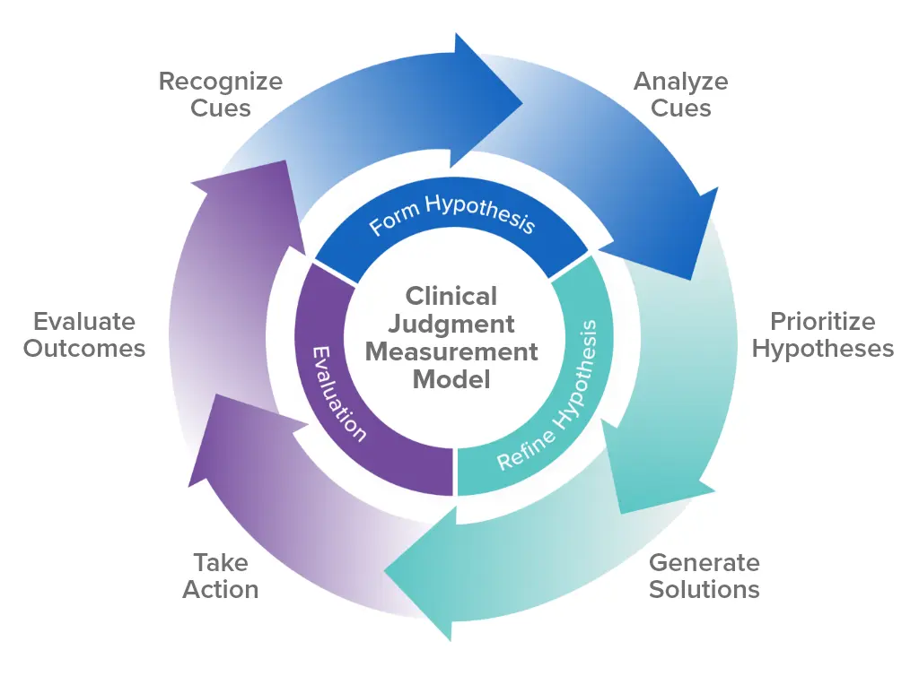 Image of the Clinical Judgment Measurement Model