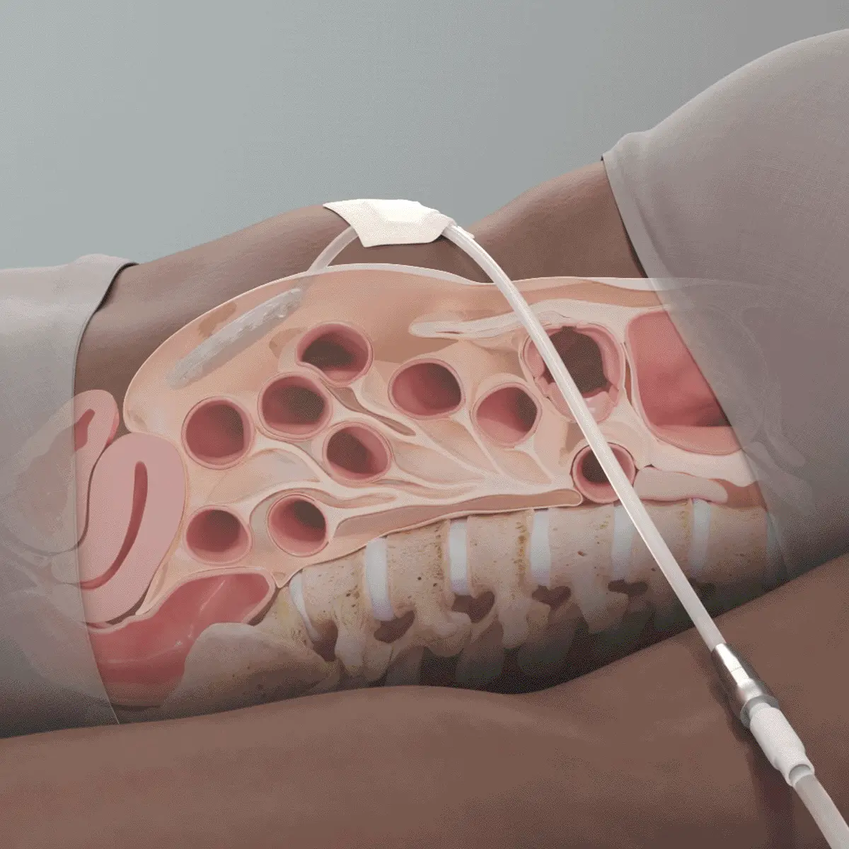 Animation of peritoneal dialysis