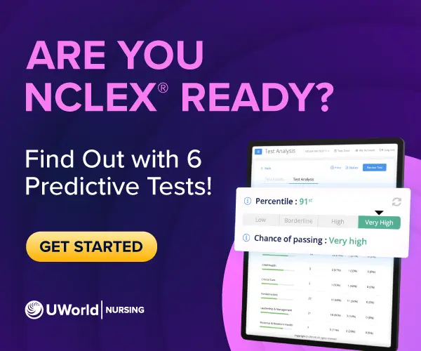 NCLEX predictive tests banner ad