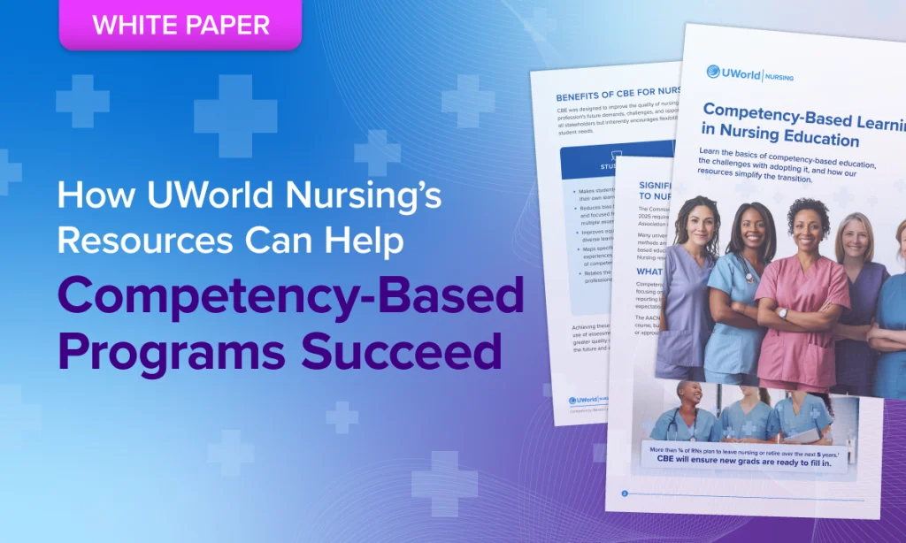 Image of UWorld’s Competency-based learning whitepaper