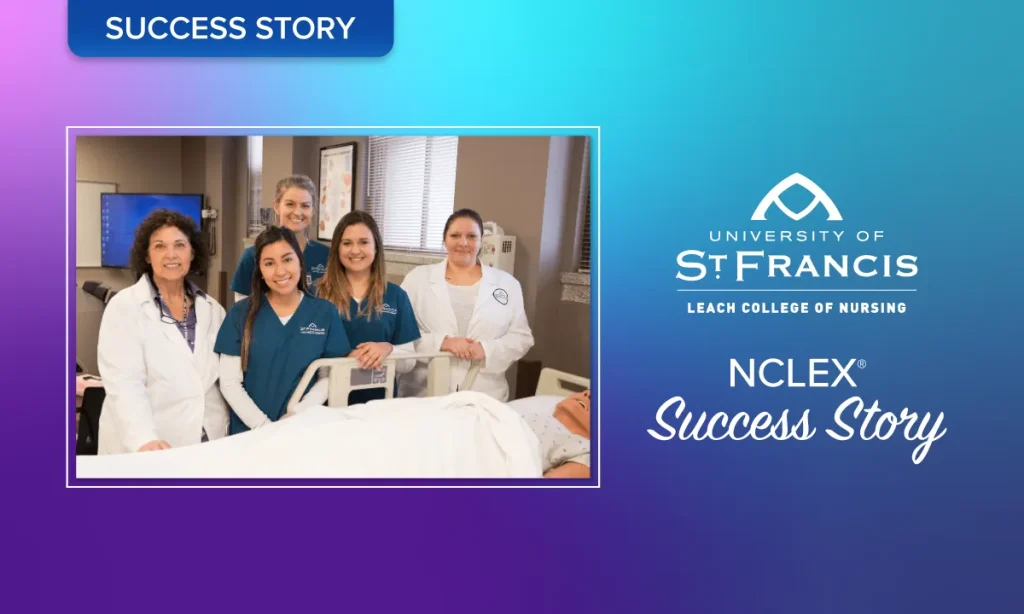University of St. Francis NCLEX Success Banner