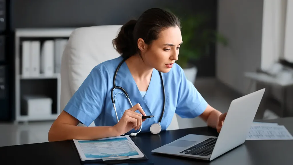 Future RN budgeting on a laptop