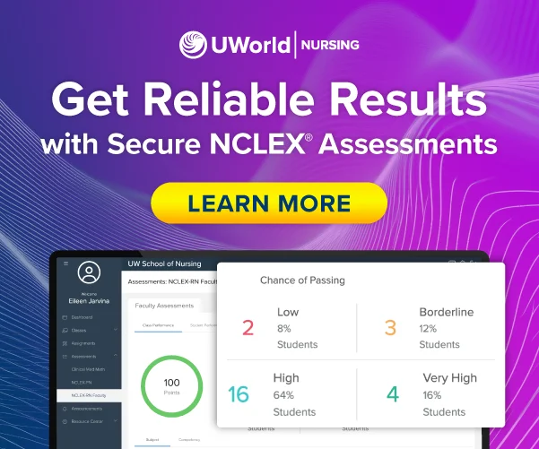 Get Reliable Results with Secure NCLEX® Assessments