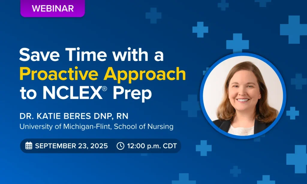 Banner image promoting UWorld’s Proactive Approach Webinar