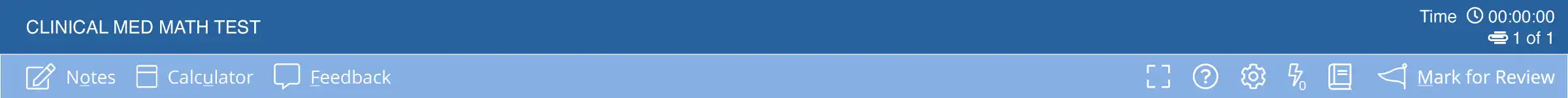 Uworld nursing Interface