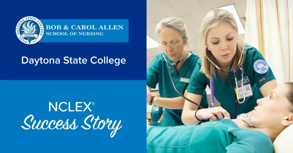 Nursing students at Daytona State College